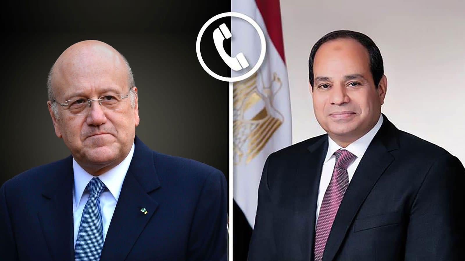 رئيس وزراء لبنان مهنئًا السيسي : حريصون على توسيع مجالات التعاون مع مصر