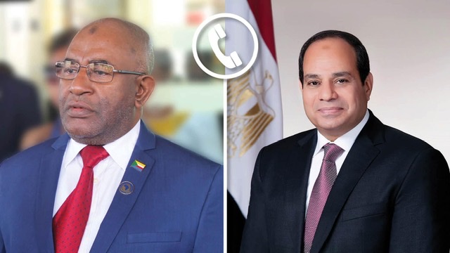 رئيس جزر القمر مهنئّا السيسي : نعتز بالعلاقات الوثيقة التي تربطنا بمصر 