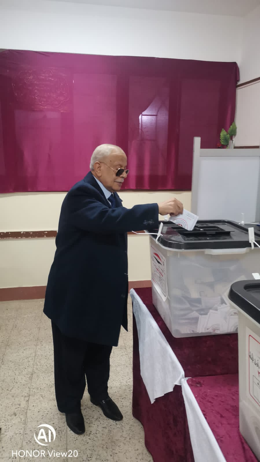 رئيس محكمة استئناف طنطا يدلي بصوته في الانتخابات الرئاسية

