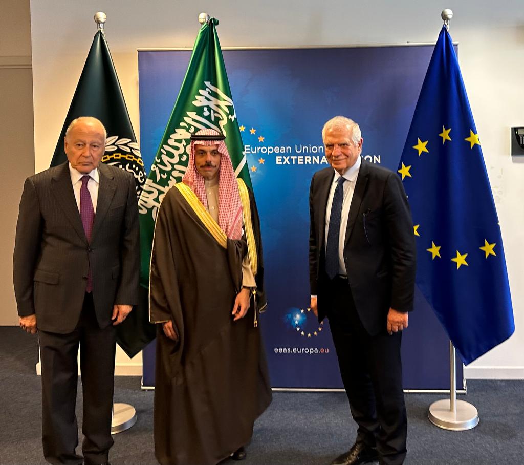 الجامعة العربية والاتحاد الأوروبى والسعودية يناقشون عملية السلام وتزايد أعداد الضحايا جراء العنف والصراع والاحتلال
