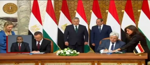 السيسي ورئيس وزراء المجر يوقعان إعلانا مشتركا للشراكة الاستراتيجية بين البلدين