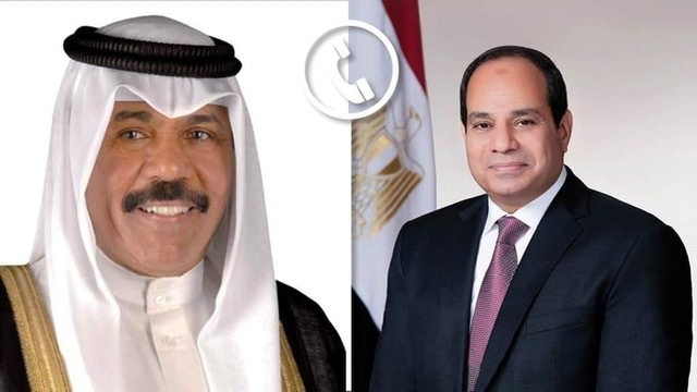 الرئيس السيسي يهنئ أمير الكويت بحلول عيد الفطر 