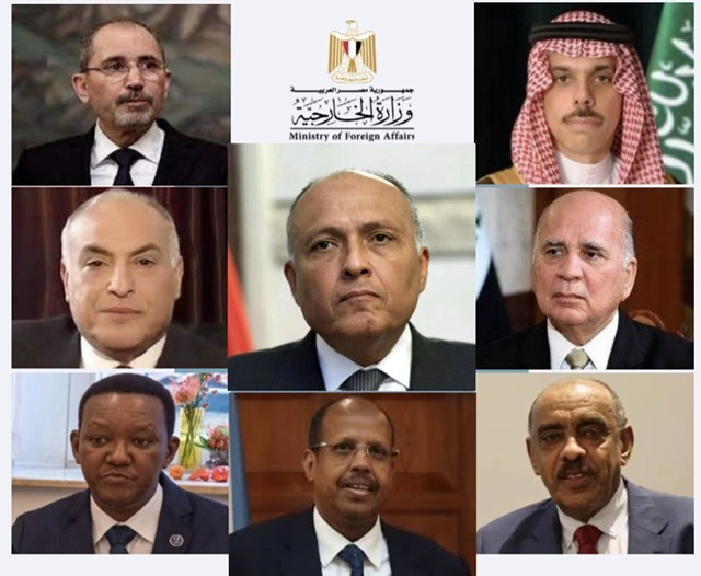 وزير الخارجية يجري اتصالات هاتفية مع نظرائه من السودان والسعودية والعراق والجزائر والأردن وجيبوتي وكينيا