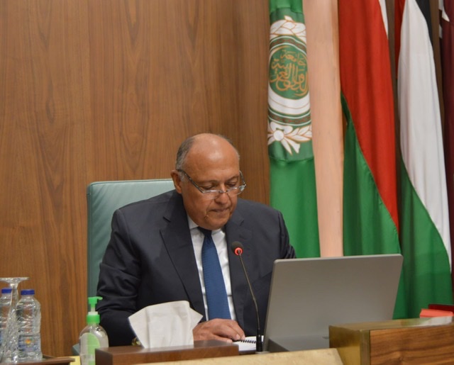نص كلمة شكري خلال الاجتماع الاستثنائي لمجلس الجامعة العربية بشأن السودان