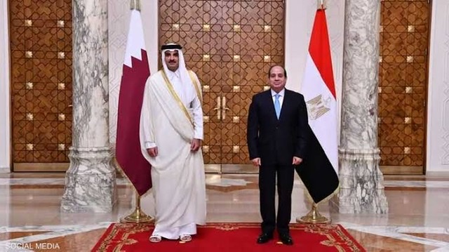 الرئيس السيسي وأمير قطر يتفقان على إطلاق مبادرة مشتركة لدعم وإغاثة الشعب السوداني