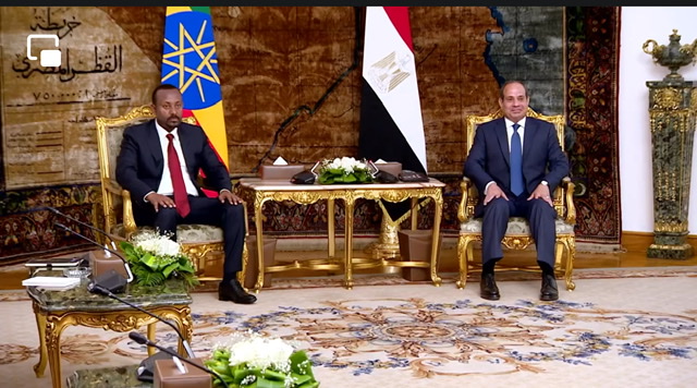 السيسي يستقبل رئيس الوزراء الإثيوبي لبحث تسوية الأزمة في السودان وقضية سد النهضة