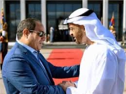 السيسي يعزي رئيس الإمارات في وفاة شقيقه : كان مخلصًا  لخدمة وطنه