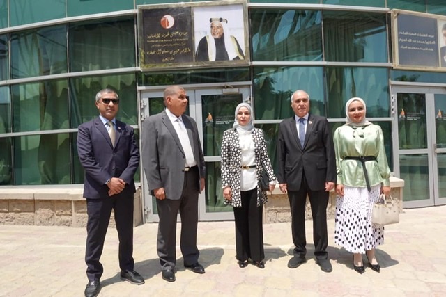 بالصور.. سفيرة البحرين لدى مصر تزور مستشفى 57357 لسرطان الأطفال