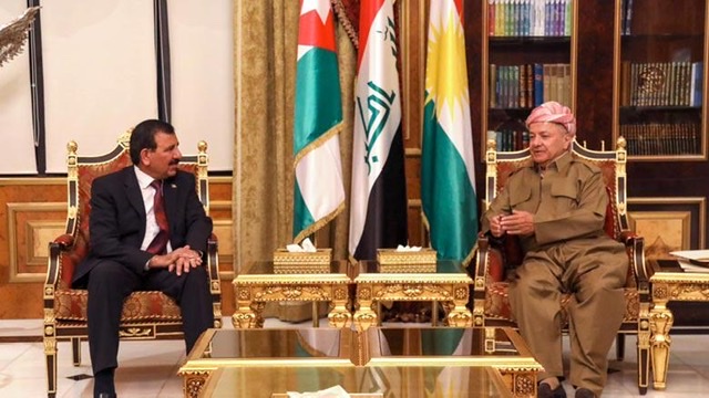 بارزاني: نقدر دعم الأردن الكبير لإقليم كردستان ومواجهة الإرهاب