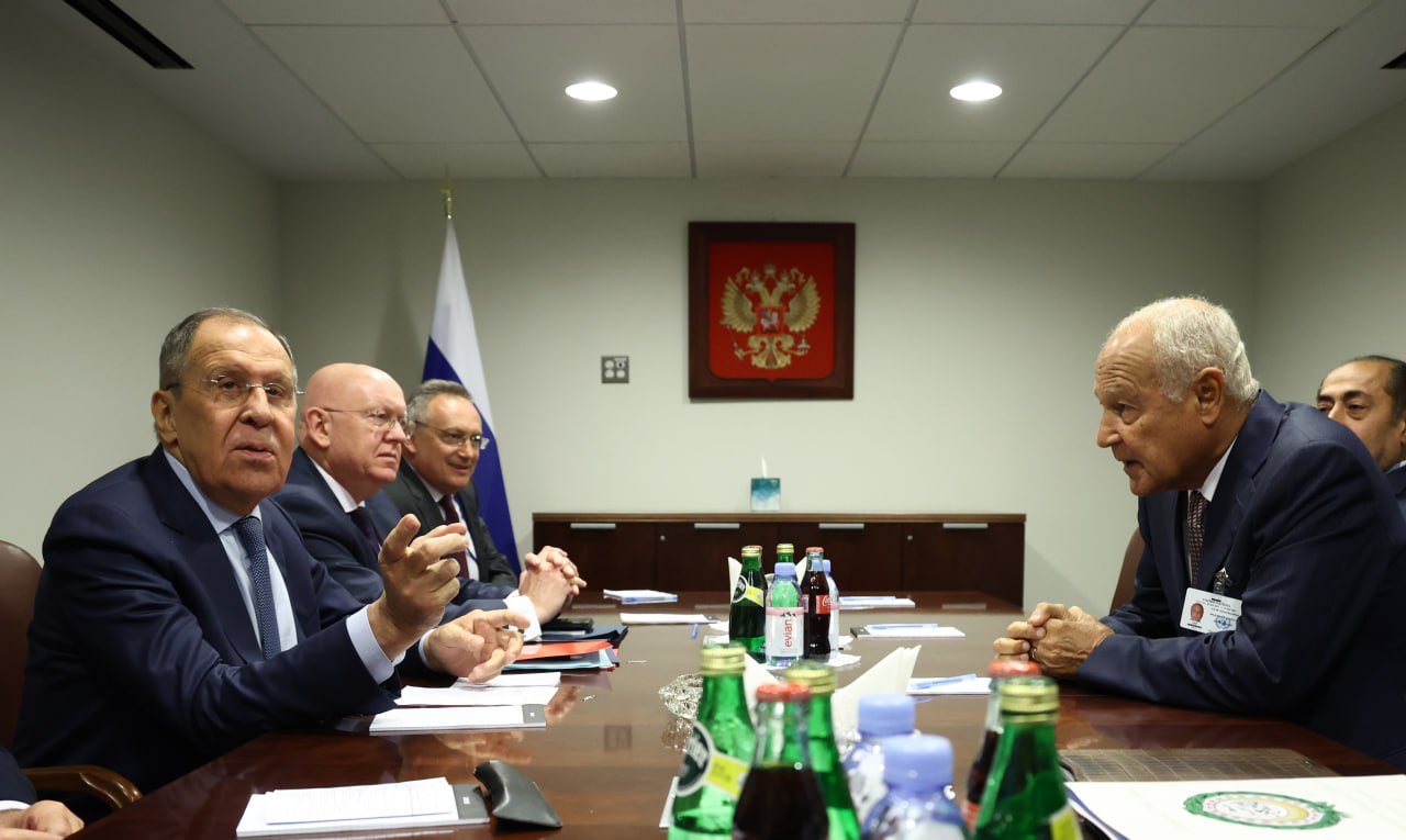 أبو الغيط بناقش مع وزير الخارجية الروسي القضايا الدولية والإقليمية ذات الاهتمام المشترك