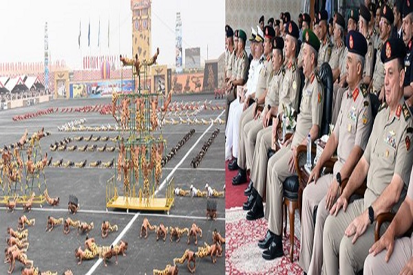 القوات المسلحة تحتفل بتخريج الدفعة 160 من معهد ضباط الصف المعلمين