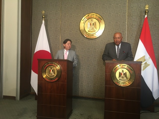 وزير خارجية اليابان : مصر شريك مهم لنا وتلعب دورا كبيرا في تحقيق السلام بالمنطقة