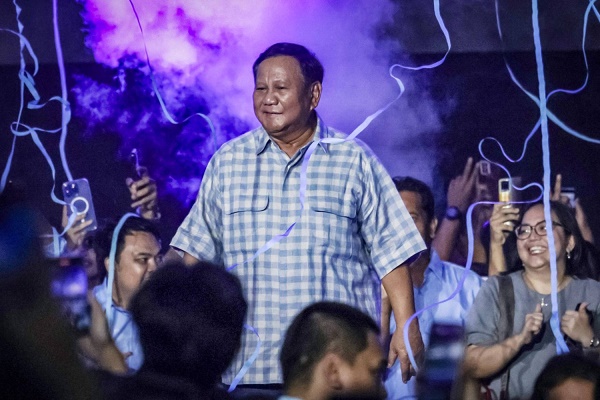 برابوو سوبيانتو .. نتائج أولية تشير بفوزه رئاسة أندونيسيا