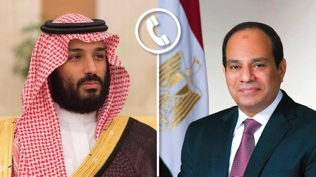 الرئيس السيسي وولي العهد السعودي يتبادلان التهاني بمناسبة شهر رمضان المبارك