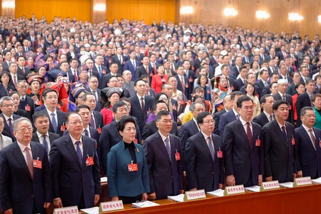 المجلس الوطني الـ14 لنواب الشعب الصيني يفتتح دورته الثانية