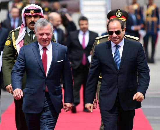 الرئيس السيسي يتوجه إلي الأردن لبحث تطورات الأوضاع في قطاع غزة مع الملك عبدالله