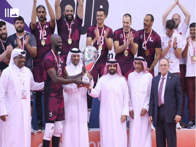 المنتخب القطري يتوج بلقب كأس التحدي الآسيوي للكرة الطائرة