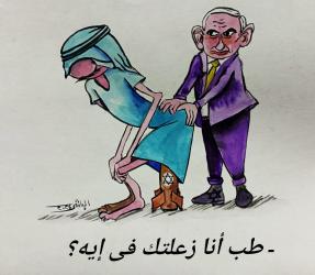 كاريكاتير الفنان سامي البلشي

