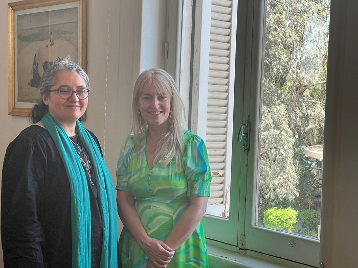 مديرة المركز القومي للترجمة تلتقي سفيرة أيرلندا بالقاهرة