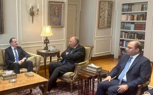 وزير الخارجية يلتقي منسق البيت الأبيض لشئون الشرق الأوسط وشمال أفريقيا بشأن غزة