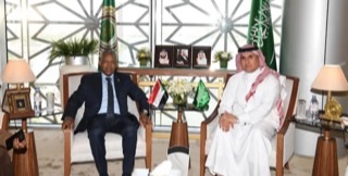 مندوب السعودية لدى الجامعة العربية يستقبل نظيره السوداني