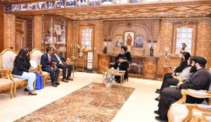  البابا تواضروس لسفير إثيوبيا: نهر النيل له دورُ هام في الحفاظ على العلاقة الطيبة بين مصر وإثيوبيا