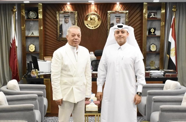 سفير قطر والنائب أسامة شرشر يؤكدان أهمية تعزيز الحوار البرلماني والثقافي بين البلدين