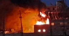 حريق بمحولات كهرباء بمدينة قنا 