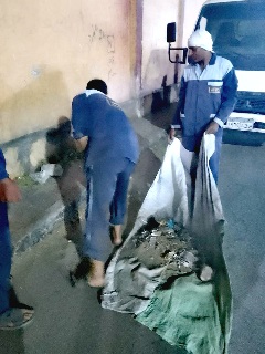 رفع (30) طن مخلفات وقمامة بمدينة الأقصر

