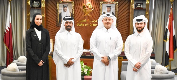 سفير قطر يستقبل وفد الشباب بمناسبة 