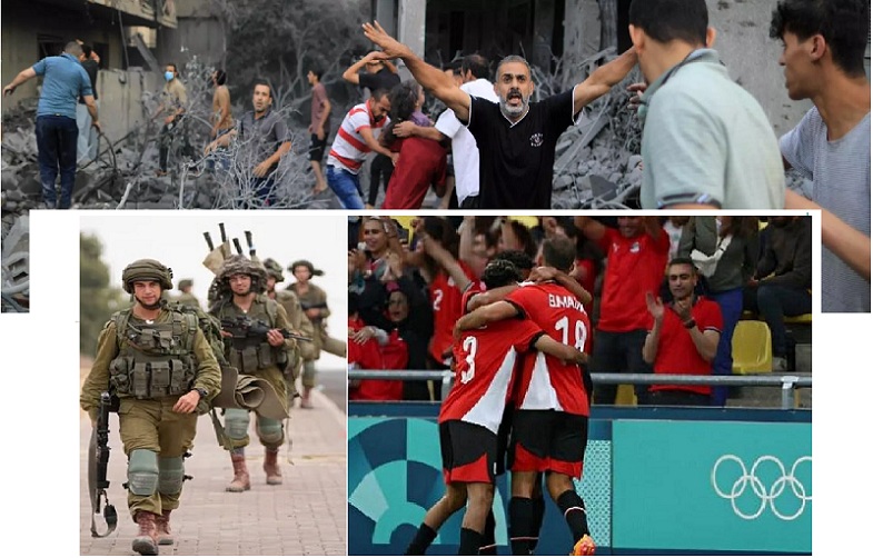 هل يلعب منتخب مصر الأولمبي لكرة القدم مع منتخب محتل يخوض في دماء الأطفال؟