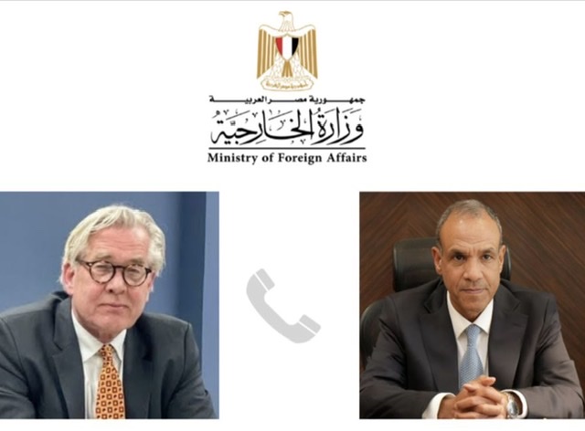 ‏‎وزير الخارجية والهجرة يتلقى اتصالاً من المنسق الأممي الخاص لعملية السلام في الشرق الأوسط