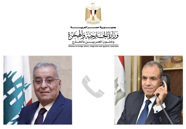 عبدالعاطي يؤكد لبوحبيب دعم مصر ومساندتها للبنان في مواجهة التهديدات المحيطة به