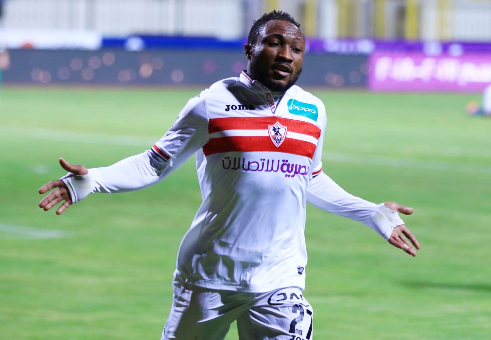 إيقاف القيد ينتظر الزمالك بسبب اللاعب الغاني أشيمبونج

