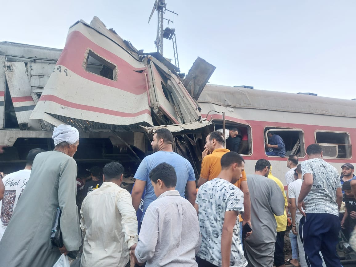 مصادر مطلعة: ارتفاع أعداد المصابين في حادث تصادم قطارين بالزقازيق وحالات الوفاة مرشحة للزيادة