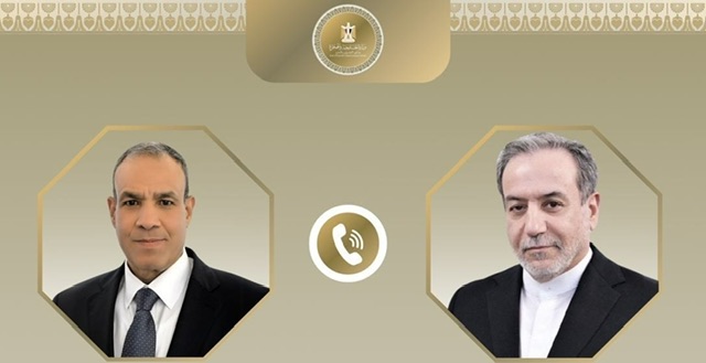 وزيرا خارجية مصر وإيران يبحثان تعزيز العلاقات الثنائية وتطورات الملف النووي