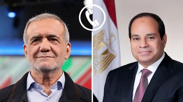 الرئيس السيسي ونظيره الإيراني يبحثان جهود وقف التصعيد وتعزيز الحلول الدبلوماسية