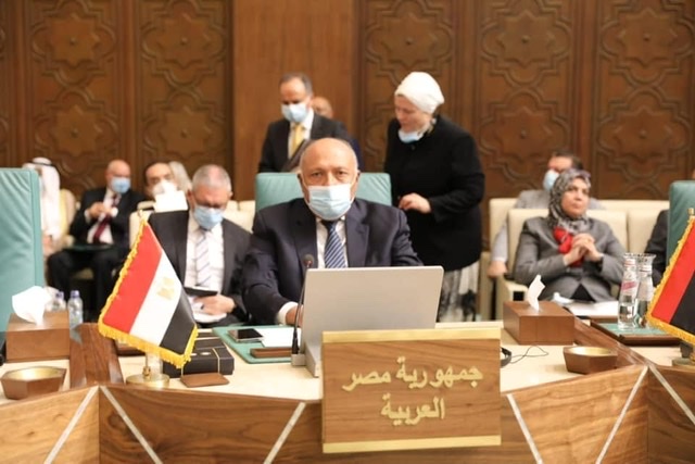 نص كلمة وزير الخارجية أمام الدورة العادية 156 لمجلس جامعة الدول العربية

