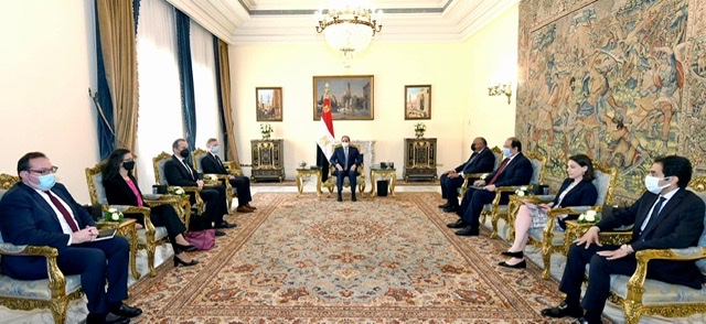 السيسي يؤكد لـ  سوليفان  حرص مصر على تعزيز وتدعيم شراكتها الاستراتيجية الممتدة  مع الولايات المتحدة