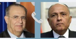وزير الخارجية يتلقى اتصالاً هاتفياً من نظيره القبرصي