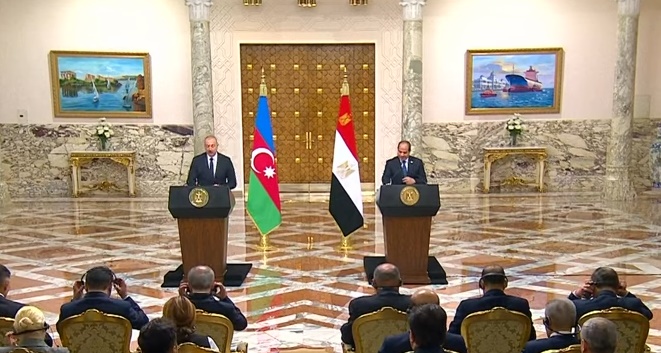 السيسي: نتطلع لمواصلة تعزيز العلاقات مع أذربيجان في مختلف المجالات